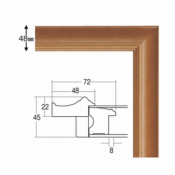 ( 油額 ) 油絵額 キャンバス額 木製油絵額 茶色油絵額 F10号 530×455mm チーク 額 額縁 フレーム ( 油額 ) 油絵額 キャンバス額 木製油絵額 茶色油絵額 F10号 530×455mm チーク 額 額縁 フレーム