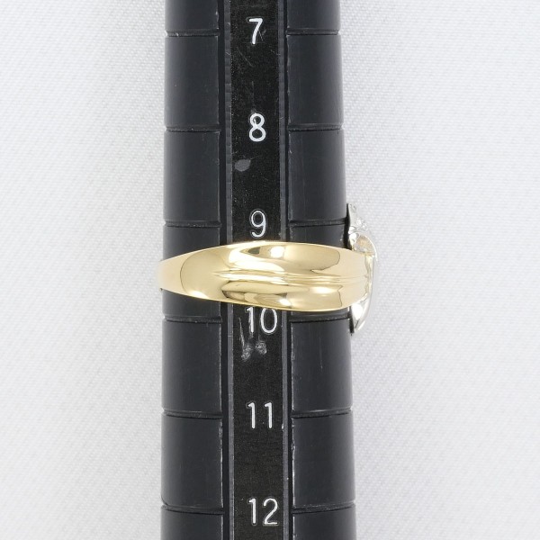 PT900 プラチナ K18YG リング 指輪 9.5号 ダイヤ 0.024 ジュエリー 中古 PT900 プラチナ K18YG リング 指輪 9.5号 ダイヤ 0.024 ジュエリー 中古