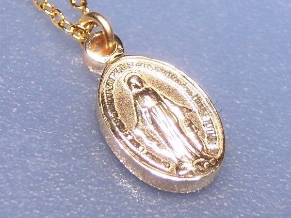 【最高品質】 10金製 マリア メダイ ネックレス ペンダント 国内生産 数量限定販売 K10 YG 刻印有 在庫限り 大人気商品 10金 聖母 マリア メダイ ネックレス 45センチ 国内生産 最