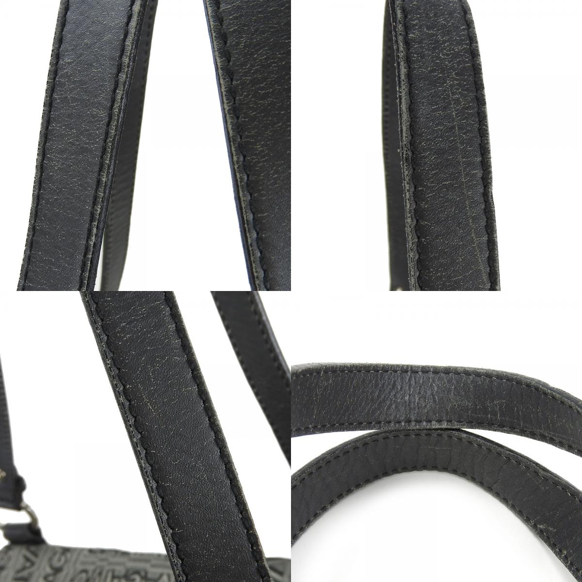 中古 トートバッグ GD-21A345 キャンバス レザー グレー シルバー金具 総柄 カジュアル レディース 女性 中古 トートバッグ GD-21A345 キャンバス レザー グレー シルバー金具 総柄 カジュアル レディース 女性