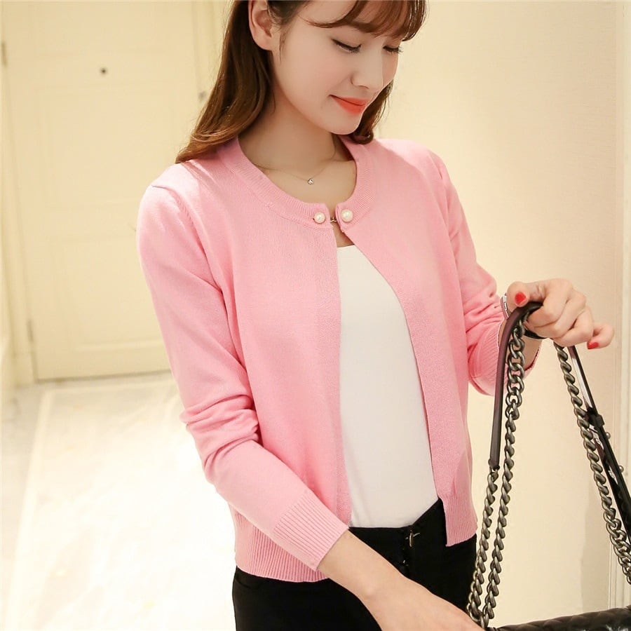 トップス カーディガン ショート ショート丈 長袖 ラウンドネック スリム かわいい 大人可愛い きれいめ キュート 無地 春 秋 10代 20代 レディース 女性用 学生 デート お出かけ 着回し トップス カーディガン ショート ショート丈 長袖 ラウンドネック スリム かわいい 大人可愛い きれいめ キュート 無地 春 秋 10代 20代 レディース 女性用 学生 デート お出かけ 着回し