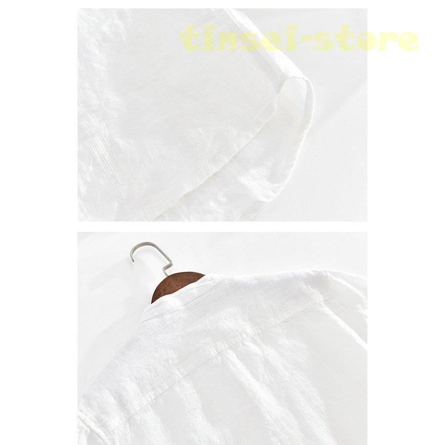 新モデル発売 リネンシャツ メンズ 長袖 ストライプ バンドカラー 胸ポケット トップス カジュアルシャツ 夏服 麻シャツ 利用可能なポイント 新モデル発売 リネンシャツ メンズ 長袖 ストライプ バンドカラー 胸ポケット トップス カジュアルシャツ 夏服 麻シャツ 利用可能なポイント