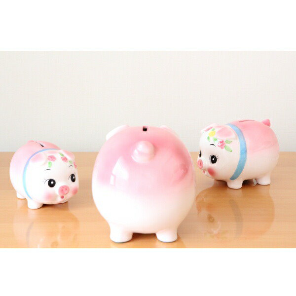 Qoo10] ぶた貯金箱 (小) /日本製 国産品 瀬