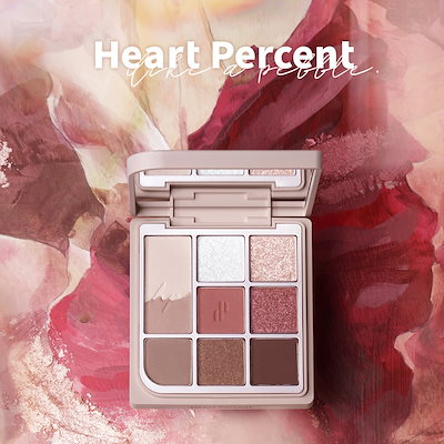 Heart Percent ハートパーセント　ドットオンムードアイパレッド　01 ドットオンムードアイパレット 01 ローズファセット / Heart