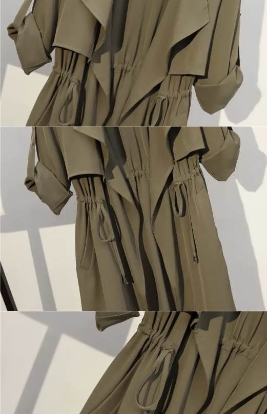 新作 アウター レディース コート 薄手 トレンチ風 上着 カーキ ブラック 大きいサイズ L XL 2XL 3XL 4XL プラス オーバー ルーズ カジュアル キレイめ Xライン シンプル こなれ 新作 アウター レディース コート 薄手 トレンチ風 上着 カーキ ブラック 大きいサイズ L XL 2XL 3XL 4XL プラス オーバー ルーズ カジュアル キレイめ Xライン シンプル こなれ