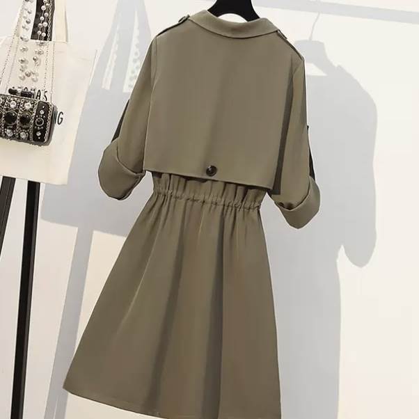 新作 アウター レディース コート 薄手 トレンチ風 上着 カーキ ブラック 大きいサイズ L XL 2XL 3XL 4XL プラス オーバー ルーズ カジュアル キレイめ Xライン シンプル こなれ 新作 アウター レディース コート 薄手 トレンチ風 上着 カーキ ブラック 大きいサイズ L XL 2XL 3XL 4XL プラス オーバー ルーズ カジュアル キレイめ Xライン シンプル こなれ