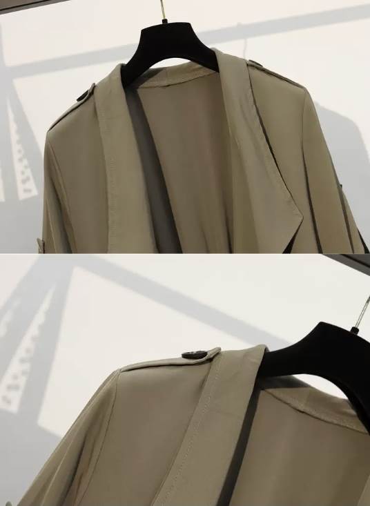 新作 アウター レディース コート 薄手 トレンチ風 上着 カーキ ブラック 大きいサイズ L XL 2XL 3XL 4XL プラス オーバー ルーズ カジュアル キレイめ Xライン シンプル こなれ 新作 アウター レディース コート 薄手 トレンチ風 上着 カーキ ブラック 大きいサイズ L XL 2XL 3XL 4XL プラス オーバー ルーズ カジュアル キレイめ Xライン シンプル こなれ