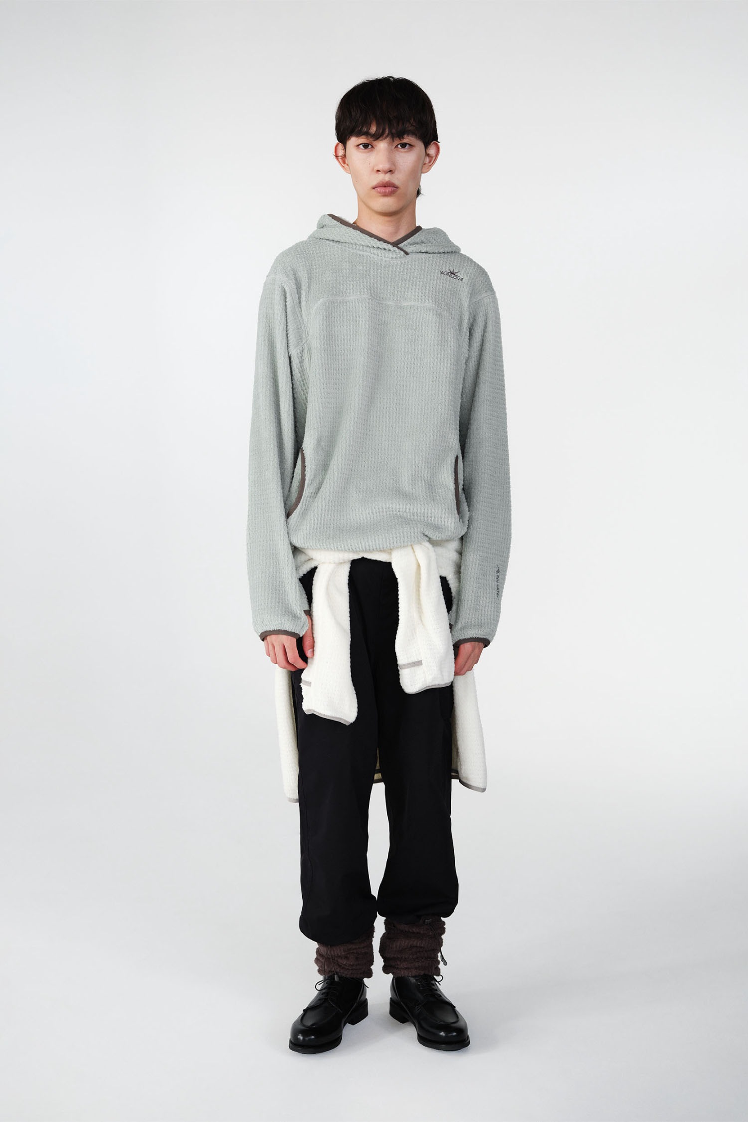【SUNLOVE】 POLATEC ALPHA HOODIE : 3COLORS