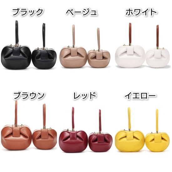 【取寄：納期2週間】ハンドバッグ 牛革 本革 6色 2サイズ smallサイズ bigサイズ レディース シンプル