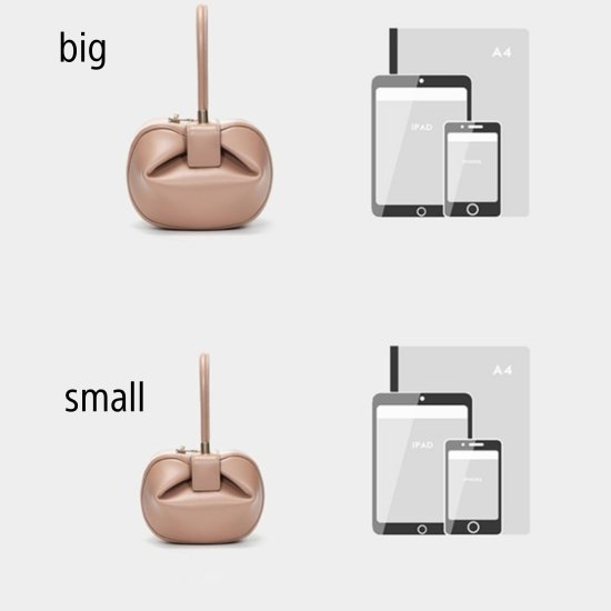 【取寄：納期2週間】ハンドバッグ 牛革 本革 6色 2サイズ smallサイズ bigサイズ レディース シンプル