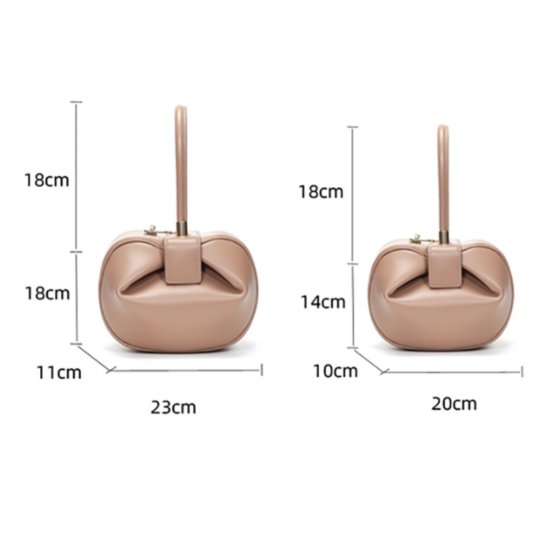 【取寄：納期2週間】ハンドバッグ 牛革 本革 6色 2サイズ smallサイズ bigサイズ レディース シンプル