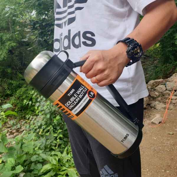 タンカー 大容量 保温保冷瓶 1.8L 登山 山岳用 キャンプ 保温瓶