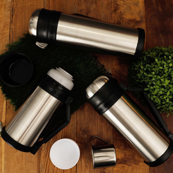 タンカー 大容量 保温保冷瓶 1.8L 登山 山岳用 キャンプ 保温瓶