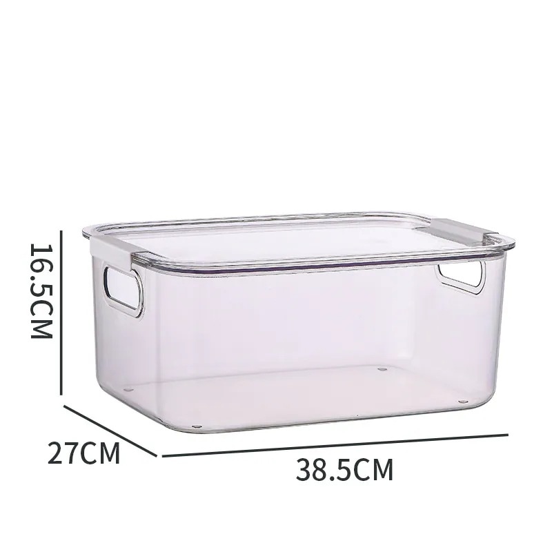 天板雑物マスク収納ボックスリビングおやつおもちゃ収納かごキッチン透明収納蓋付き収納ボックス