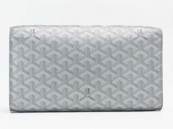 新品同様ゴヤールモンテカルロPMクラッチバッグ限定カラーマーカージュ2WAYショルダーポーチショルダーバッグシルバー