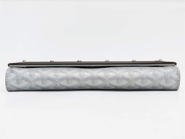 新品同様ゴヤールモンテカルロPMクラッチバッグ限定カラーマーカージュ2WAYショルダーポーチショルダーバッグシルバー