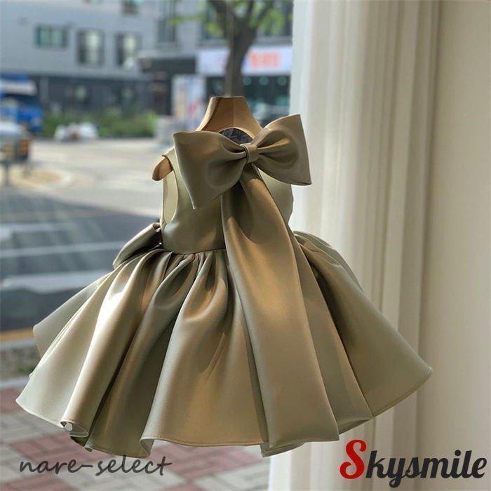 （新品）Fashion ベビードレス 結婚式 新生児 女の子 ベビー 赤ちゃん 発表会 セレモニードレス 花 リボン 春 夏 白ドレス ホワイト ワンピース