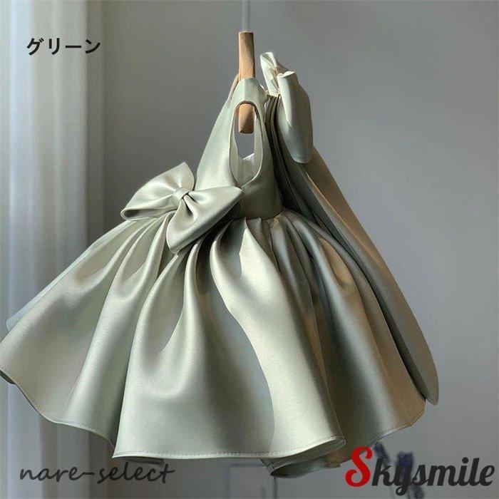 （新品）Fashion ベビードレス 結婚式 新生児 女の子 ベビー 赤ちゃん 発表会 セレモニードレス 花 リボン 春 夏 白ドレス ホワイト ワンピース