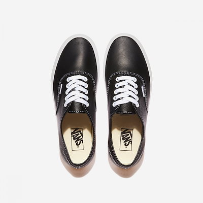 Qoo10] VANS バンズオーセンティック-レザーブラック/ : シューズ