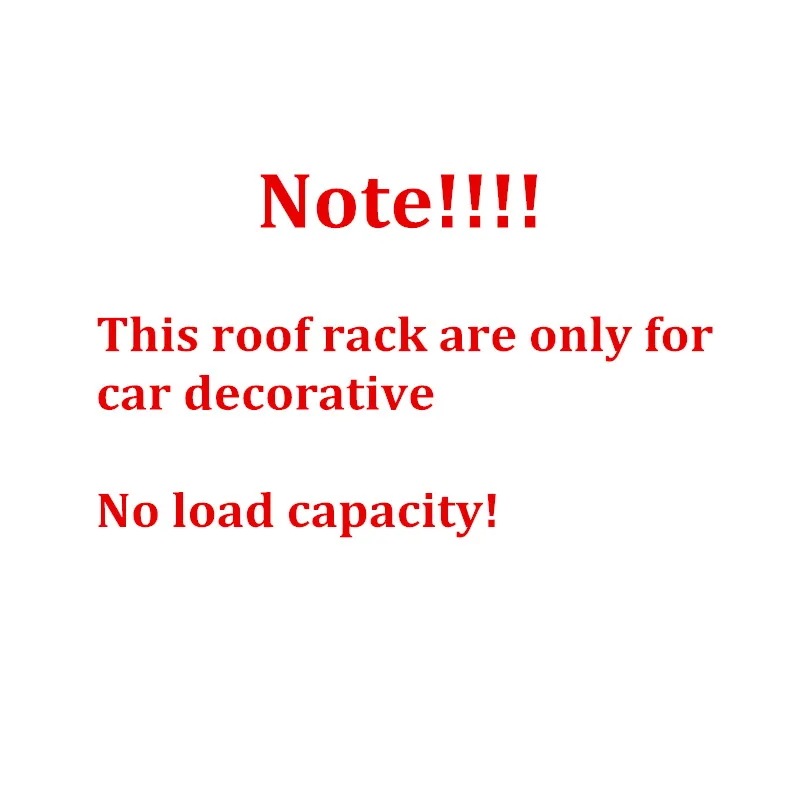 【3日以内発送】車の装飾専用のalwaysme装飾ルーフラック重量サポート機能なし 【3日以内発送】車の装飾専用のalwaysme装飾ルーフラック重量サポート機能なし