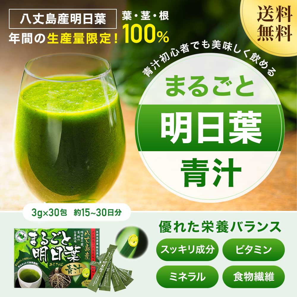 遅れてごめんね 敬老の日 プレゼント 2024 ギフト 花以外 実用的 まるごと明日葉青汁 3g*30包*2個 約30-60日分 粉末 パウダー サプリメント サプリ