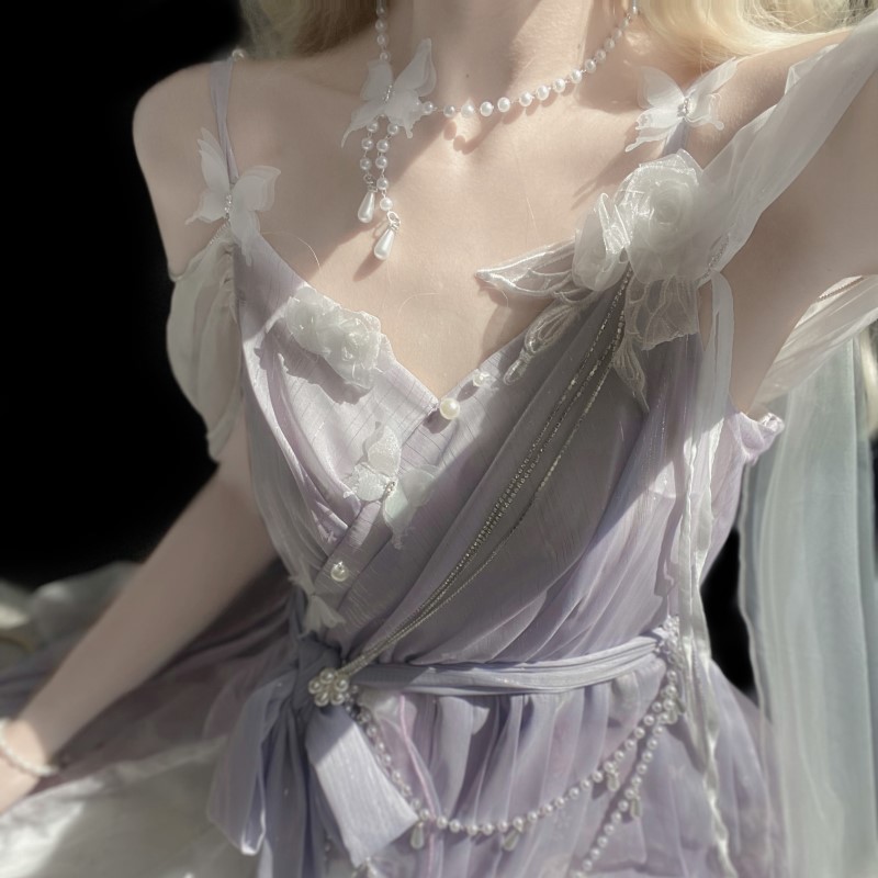 正規品デザイン神女臨世cos要素ワンピース仙気改良cos服ロリータ 正規品デザイン神女臨世cos要素ワンピース仙気改良cos服ロリータ