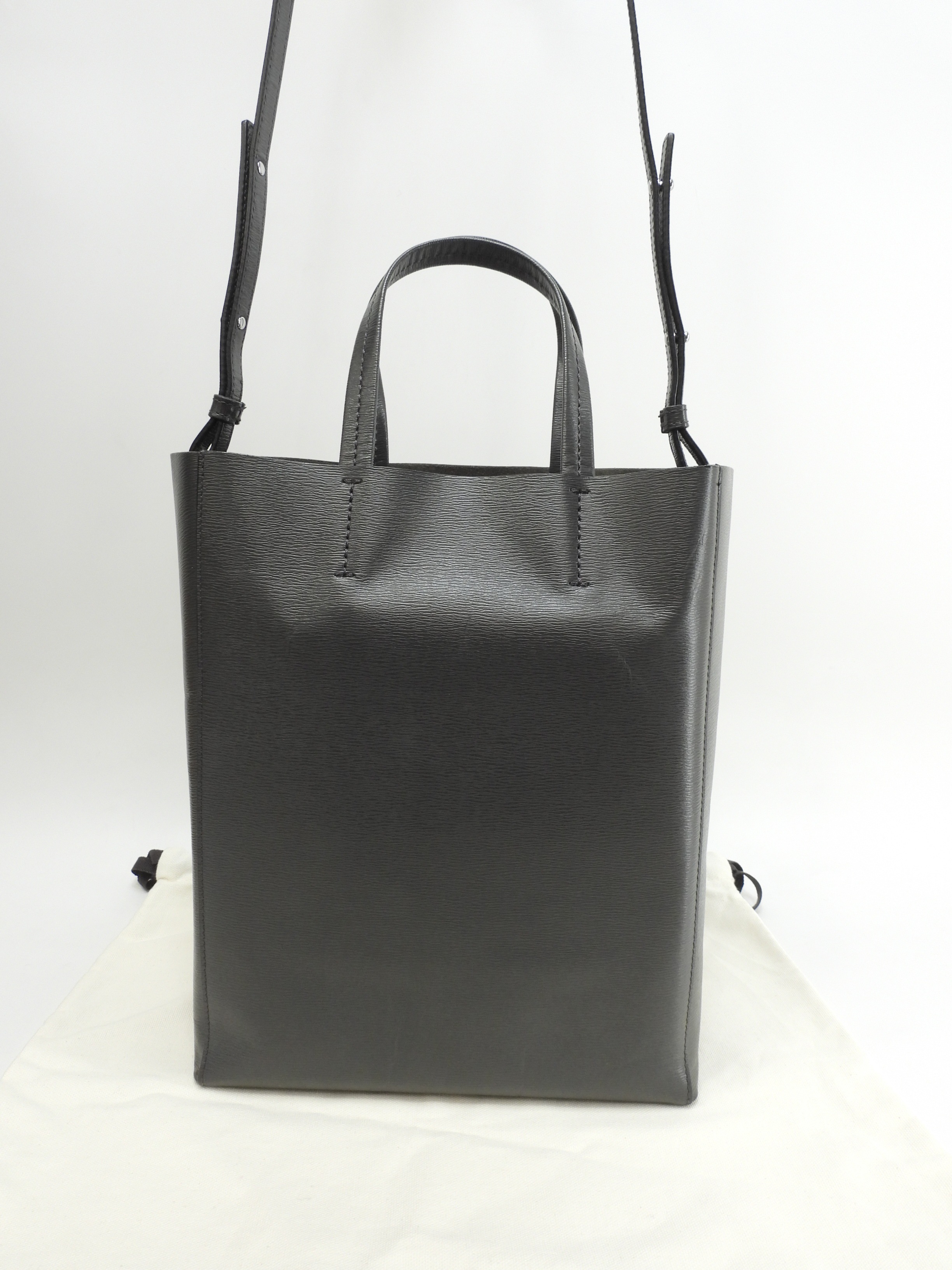 カバスモール ヴェルティカル レザー濃灰 s付ハンドバッグ ポシェット@S-CU-4187 カバスモール ヴェルティカル レザー濃灰 s付ハンドバッグ ポシェット@S-CU-4187