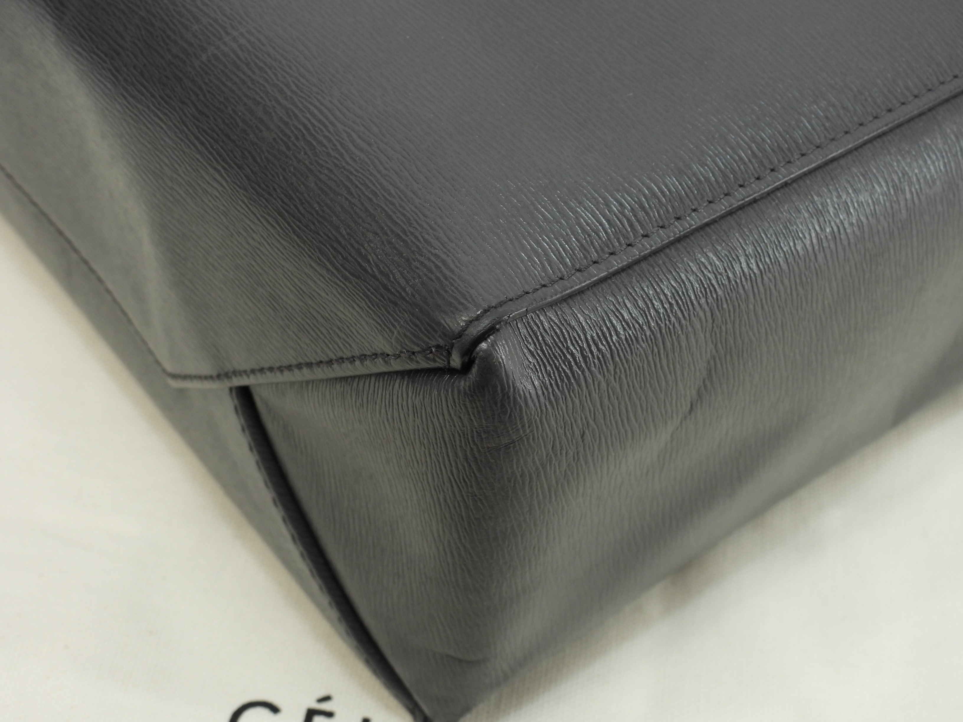 カバスモール ヴェルティカル レザー濃灰 s付ハンドバッグ ポシェット@S-CU-4187 カバスモール ヴェルティカル レザー濃灰 s付ハンドバッグ ポシェット@S-CU-4187