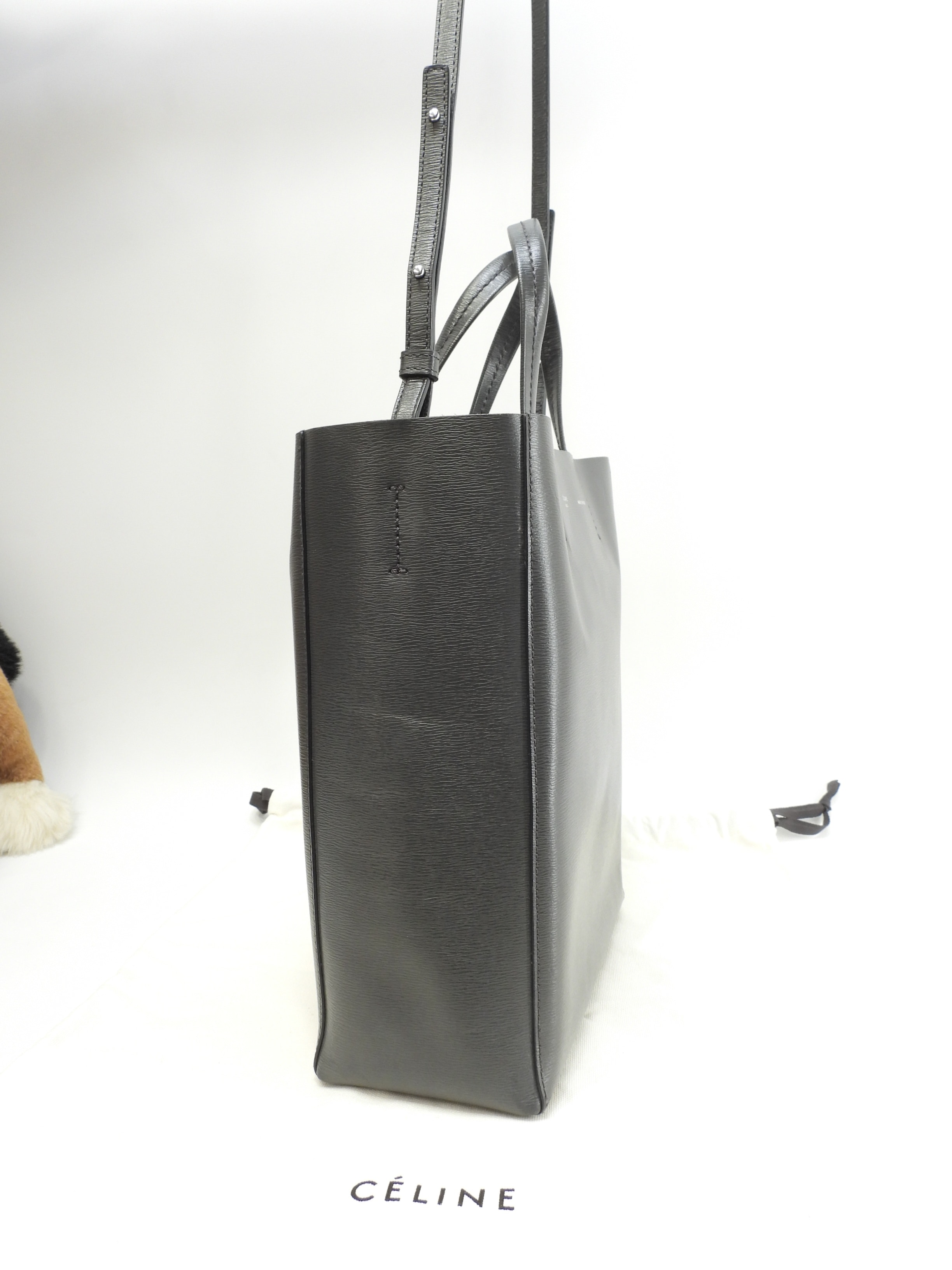 カバスモール ヴェルティカル レザー濃灰 s付ハンドバッグ ポシェット@S-CU-4187 カバスモール ヴェルティカル レザー濃灰 s付ハンドバッグ ポシェット@S-CU-4187