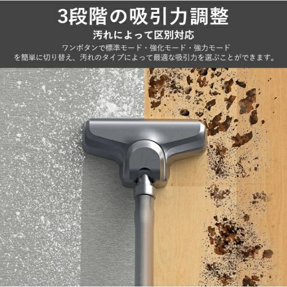 掃除機 コードレス コードレス掃除機 人気 サイクロン式 強力吸引 28000Pa 3WAY 静音 充電式 軽量ハンディ掃除機 スティック 一人暮らし 生活家電 家電 省エネ