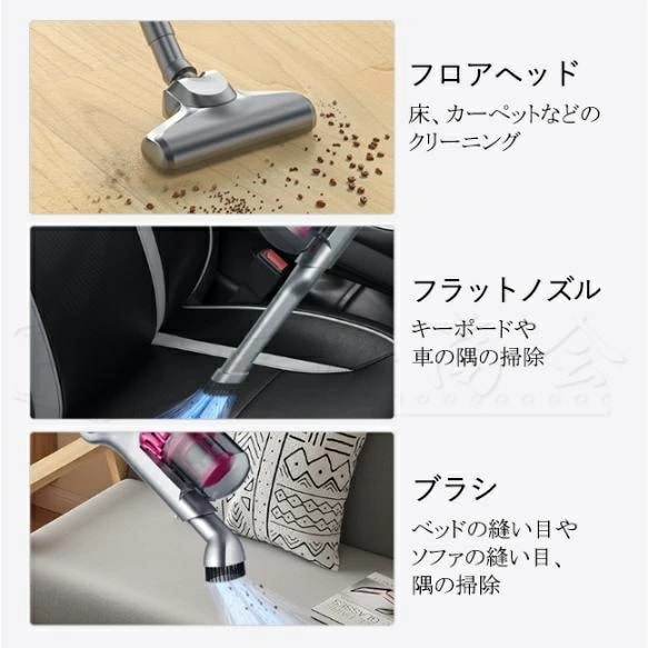 掃除機 コードレス コードレス掃除機 人気 サイクロン式 強力吸引 28000Pa 3WAY 静音 充電式 軽量ハンディ掃除機 スティック 一人暮らし 生活家電 家電 省エネ