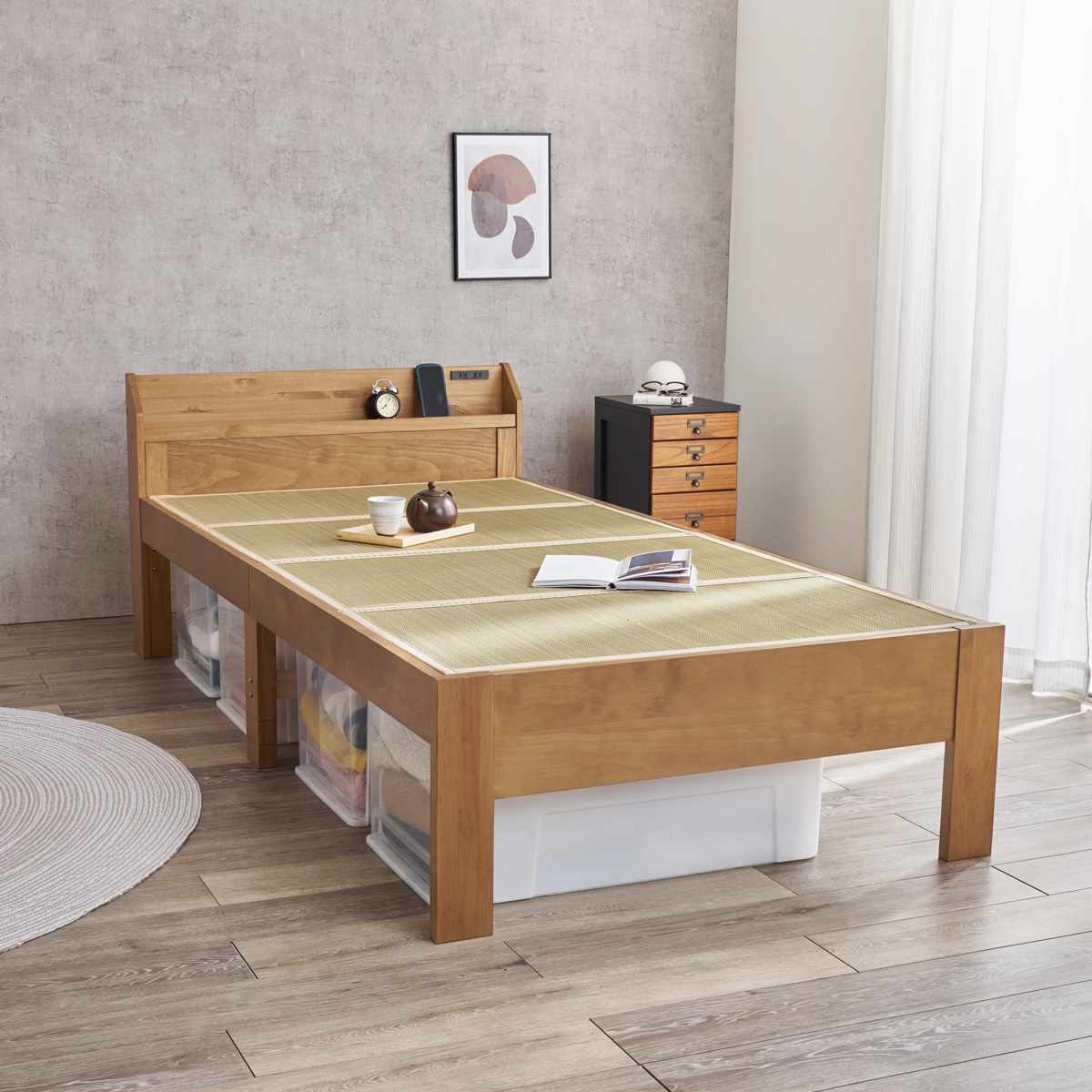 畳ベッド シングル 宮棚 2口コンセント付 天然い草 ベッド 畳 棚付 たたみ い草 コンセント付 和モダン ライトブラウン ナチュラル 貴船 鞍馬 天然木 木製 マット 高耐荷重 畳ベッド シングル 宮棚 2口コンセント付 天然い草 ベッド 畳 棚付 たたみ い草 コンセント付 和モダン ライトブラウン ナチュラル 貴船 鞍馬 天然木 木製 マット 高耐荷重