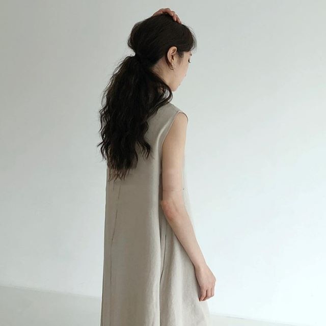 マキシワンピース レディース 大きいサイズ ノースリーブ ワンピース Aライン フレア ロングワンピース ポケット 丸首 オレンジ ベージュ マキシワンピース レディース 大きいサイズ ノースリーブ ワンピース Aライン フレア ロングワンピース ポケット 丸首 オレンジ ベージュ