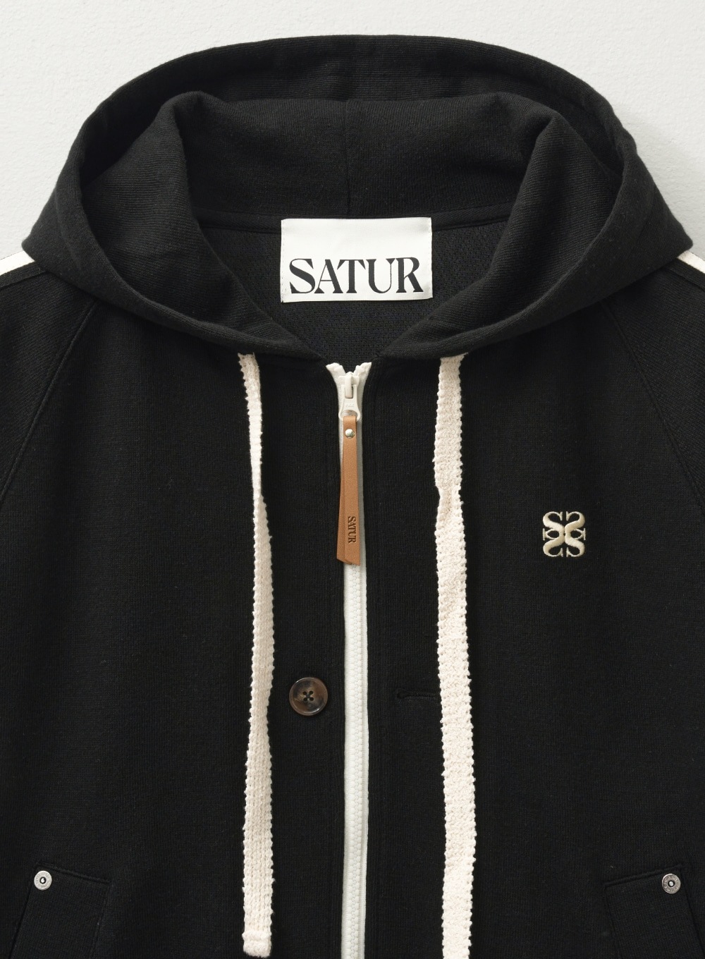 24FW★ SATUR ★LAWTON LOOSE FIT HOOD ZIP-UP SATUR | 세터