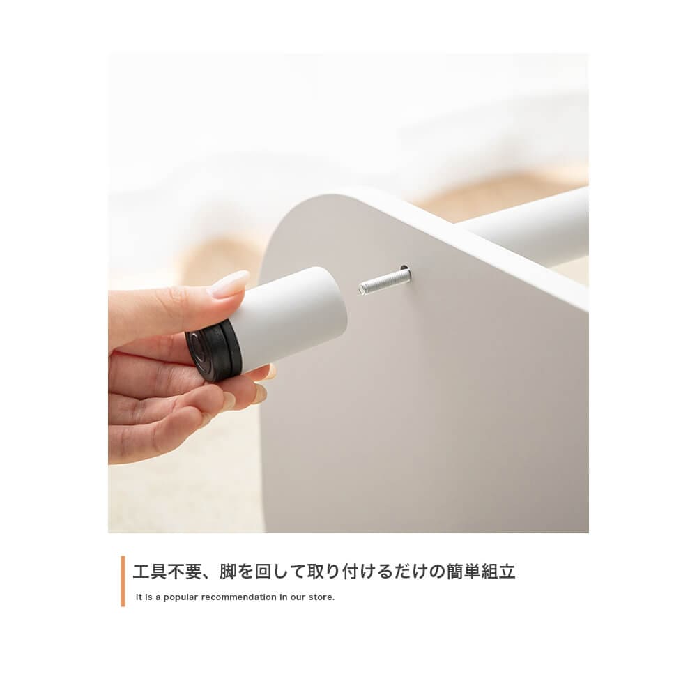 ２段オープンラック　オープンラック　オープンシェルフ　本棚　可愛い　韓国インテリア　丸い　収納　高さ４４ｃｍ　テレビ台　ロー