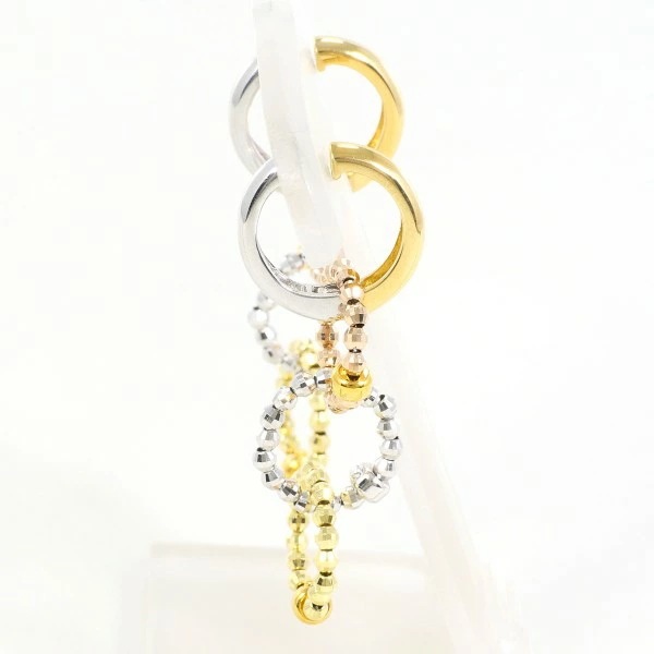 K18 18金 YG イエローゴールドWGPG イヤリング 総重量約4.2g ジュエリー 中古 K18 18金 YG イエローゴールドWGPG イヤリング 総重量約4.2g ジュエリー 中古