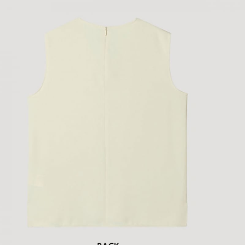 [シューズミス] Vネックスリーブレスブラウス_SWWBLP22030_LB