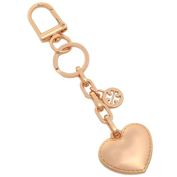 トリーバーチ キーホルダー TORY BURCH 41424 654 LOGO AND HEART METAL KEY FOB レディース バッグチャーム ROSE GOLD トリーバーチ キーホルダー TORY BURCH 41424 654 LOGO AND HEART METAL KEY FOB レディース バッグチャーム ROSE GOLD