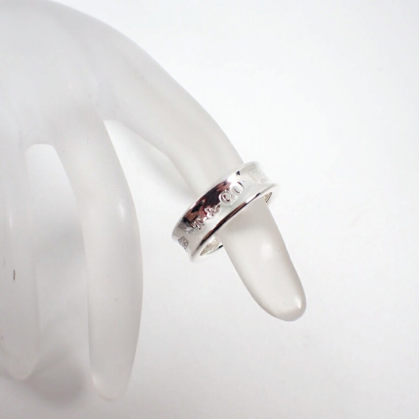 美品 ティファニー 1837 リング　14号 TIFFANY&Co. ティファニー 1837ナロー リング 指輪 14号 18金 K18