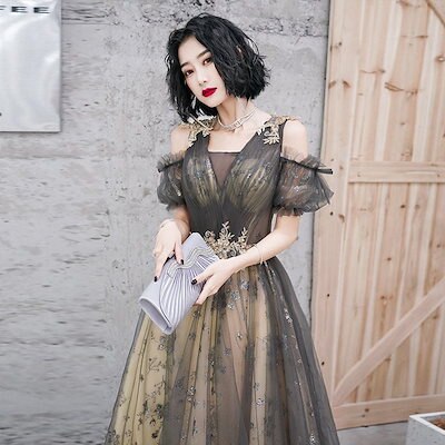 2024新品発売ワンピース イブニングドレス パ レディース 花嫁ドレス ロングドレス 演奏会 発表会 カラードレス