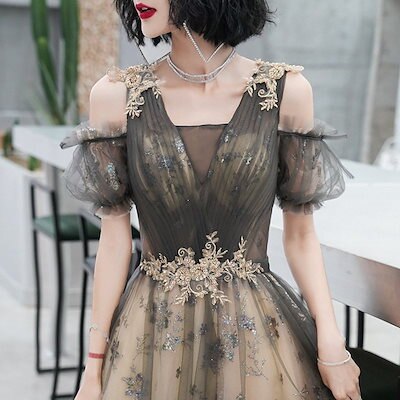 2024新品発売ワンピース イブニングドレス パ レディース 花嫁ドレス ロングドレス 演奏会 発表会 カラードレス