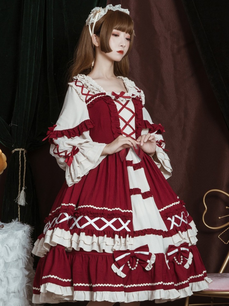 【激安本日限定】ロリータ ワンピースロリータ本物チャンジュン冬opクリスマスゴシック白雪姫ツインロリータスカート 【激安本日限定】ロリータ ワンピースロリータ本物チャンジュン冬opクリスマスゴシック白雪姫ツインロリータスカート