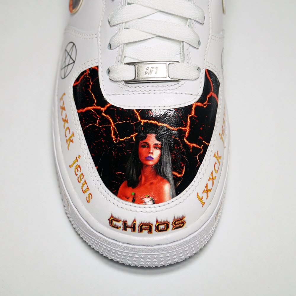NIKE Air Force1 デビルカスタム男女兼用シューズ