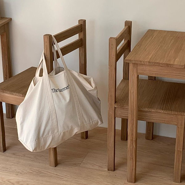 ★新品the barnnetバッグThe Barnnet The Barnnet] Ivory Canvas Gardening Tote Bag 正規品 韓国
