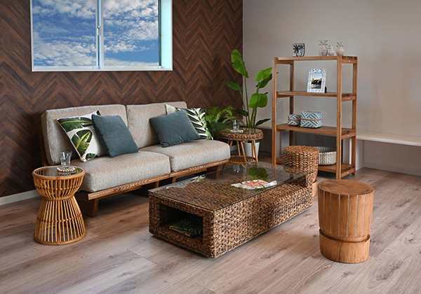 ローテーブル 幅120cm ガラス天板 ハワイアンリゾート風 バナナリーフ材 Ohana テーブル センターテーブル リビング 机 座卓 リビングテーブル バナナリーフ ガラス ハワイアン ローテーブル 幅120cm ガラス天板 ハワイアンリゾート風 バナナリーフ材 Ohana テーブル センターテーブル リビング 机 座卓 リビングテーブル バナナリーフ ガラス ハワイアン