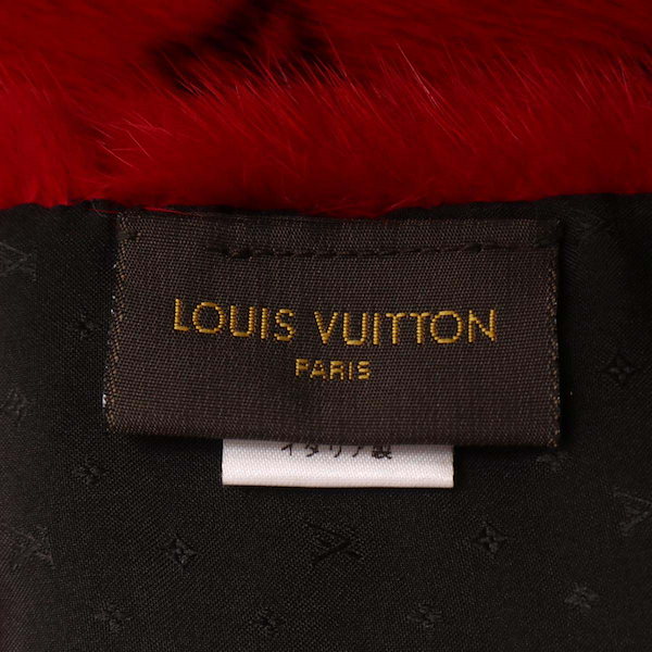 Qoo10] Louis Vuitton モノグラム ミンクファー マフラー M7