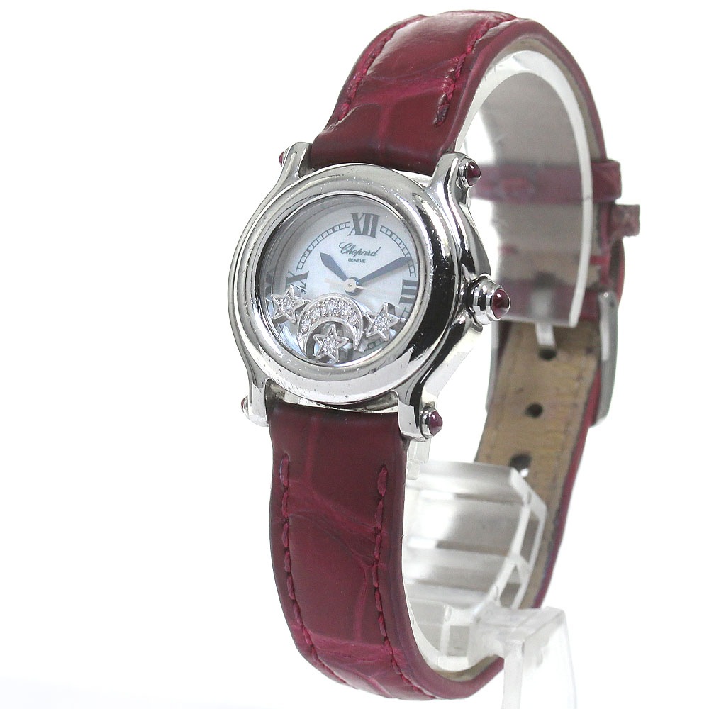ショパール Chopard ハッピースポーツ ダイヤモンド クォーツ レディース _818376【中古】