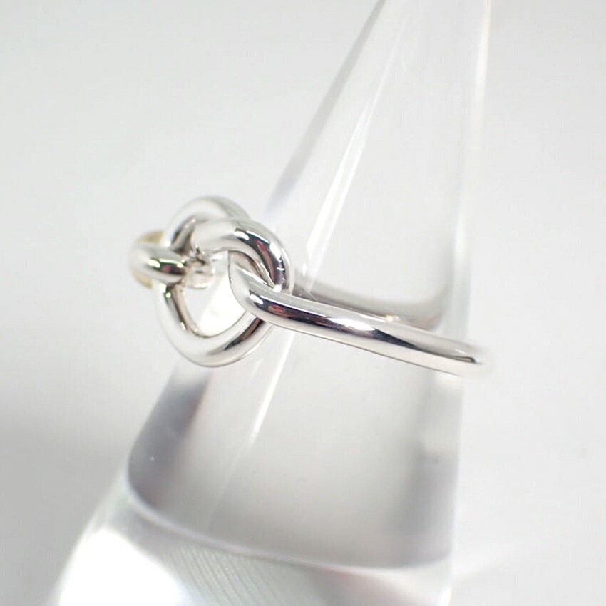 Tiffany＆Co. ティファニー ラブノットリング 925 750 11号 オールドティファニー ラブノットリング 750×925 ゴールド＆シルバー