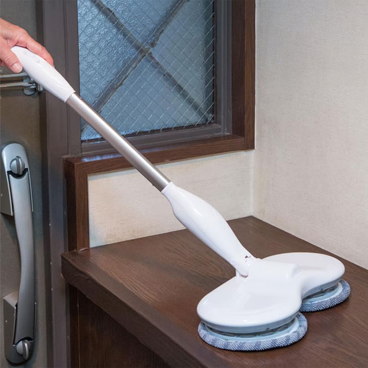 ファミラ スピンマジック 8点セット 回転モップ 電動モップ 回転モップクリーナー 床掃除 水拭き 高速回転 モップ 充電式 コードレス ステシック型 ファミラ スピンマジック 8点セット 回転モップ 電動モップ 回転モップクリーナー 床掃除 水拭き 高速回転 モップ 充電式 コードレス ステシック型