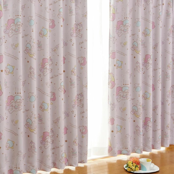 Qoo10] サンリオ 1級 遮光 カーテン キキララ